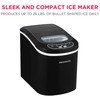 FRIGIDAIRE EFIC101-BLACK Ice Maker Machine for Countertop, 26 lbs, Adjustable