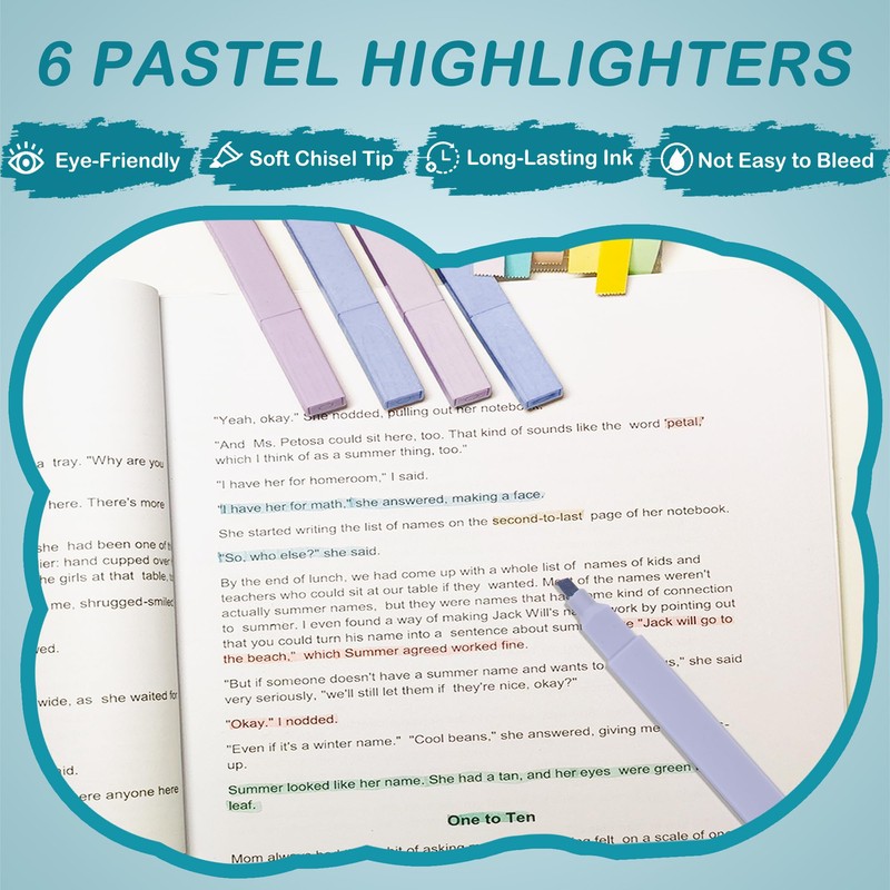 Aesthetic School Supplies with Pencil Pouch - 47Pcs Cute College