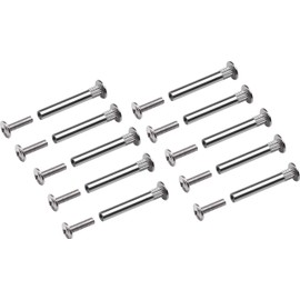 Metafranc connecting screws, M4 thread, galvanised, 10 pieces in a set, ideal for connecting furniture, furniture connector, cabinet connector, furniture screws., 361796