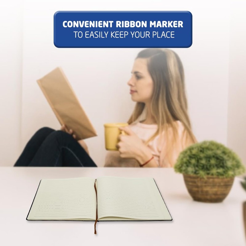 1ABOVE A6 Soft Feel Notebook with Lined Pages | Hardback