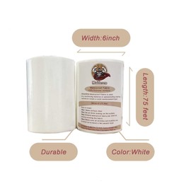 Maideren Coating Paint Partner 6 Inch X 75 Feet Waterproof Polyester reinforcing Soft Fabric Membrane to fix leaks Repair for RVS,Trailer,Shower,Wall,Roofs,Bathroom,Vent,Foundation,Pond