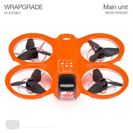 WRAPGRADE Skin Sticker Compatible with DJI NEO Full Wrap (Neon Orange)
