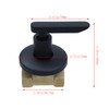 Dnyta Brass Concealed Water Stop Valve, Water Shut Off Valve