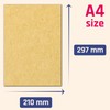 150 Sheets Brown Kraft Paper A4 100gsm