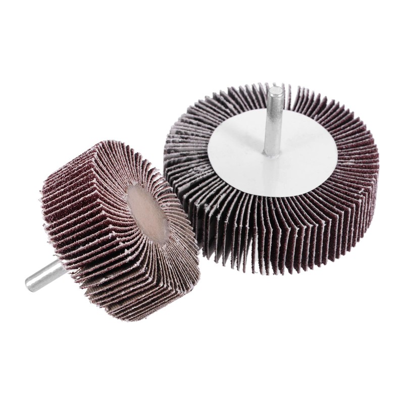 dophee 20PCS 80 Grit Aluminum Oxide Abrasive Flap Wheel Sander