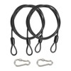 PATIKIL Security Cable 3 ft x 1/8" (3mm), 2Pcs Braided