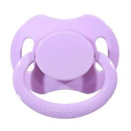 Landofgenie - Chupetes de tamaño grande para adultos, con forma de hueso, color morado