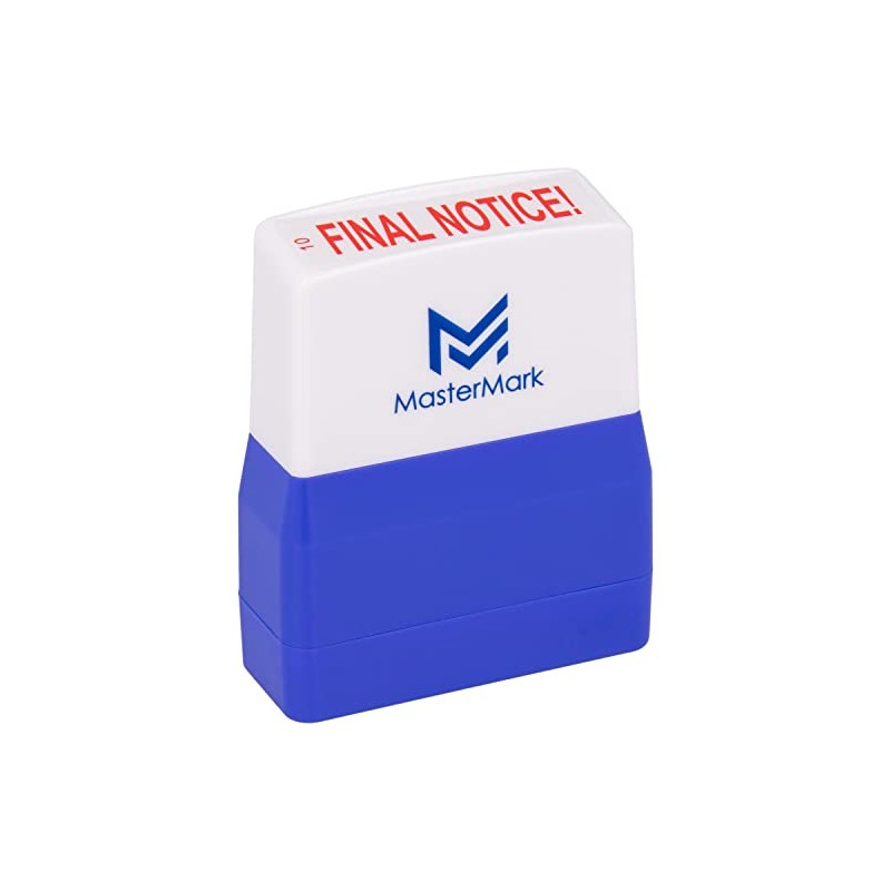 MasterMark Sello de oficina premium pretintado - Aviso final