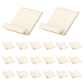 20PCS Screen Clip System, Screen Retainer Clips for 2x2 Pool and Patio Flat Spline Only, Screen Installer Clips Reusable Temporary Screen Mesh Holder for Rescreening Patio, Garage Screens