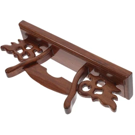 HOMSFOU Fan Display Stand Japanese Fan Rack Fan Display Holder Display Shelves for Collectibles Fans Display Base Decorative Fan Holder Home Decor Plastic Fan Detachable Wood