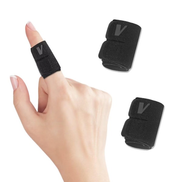 Ynaize Finger Splints, 2PCS Finger Splint, Compression Finger Support Finger