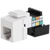 Leviton Voice Grade QuickPort Connector, 41106-RW6, White