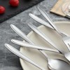 Unokit Forks and Spoons Set - 24Pcs Silverware Set, Food