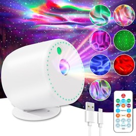 Proyector, Proyector de Estrellas con Temporizador y Remote Control para la Decoración del Dormitorio de Adultos, Fiestas, luz Nocturna de Estrellas