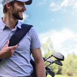 Golf Club Bags - Golf Club Carry Bags Portable | Golf Practice Bag with Adjustable Shoulder Strap for Men Women Kids, Hold 5 Clubs Pochy