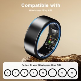 ZOOROO 3 Pack Cover Compatible with Ultrahuman Ring Air, Surport Charging with Cover on, Anti-Scratch TPU Ultra Human Ring Protector for Women Men