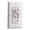 Minka-Aire WC106-WH, 4 Speed Wall Mount Fan Control with Dimmer
