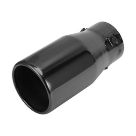 VekAuto 1 Pc Exhaust Tip 1.8" - 3.0" Inlet 3.9" Outlet 7.3" Length Tailpipe Universal Car Bolt on Stainless Steel Titanium Tone Rear
