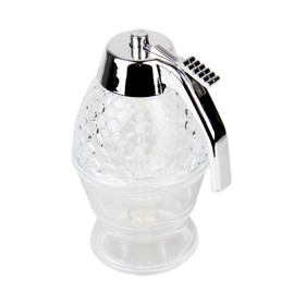 OFKPO Honey Dispenser, Portable Acrylic Honey Jar Container Honey Dispenser (200 ml)