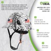 GREEN DEVIL Full Brim Hard Hat Vented Construction Safety Helmet