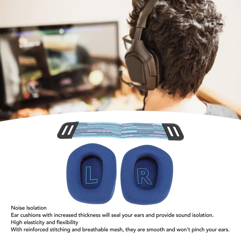 Ear Pads G733 G335, Replacement Earpads Cushions for LogitechG733 Wirelesss