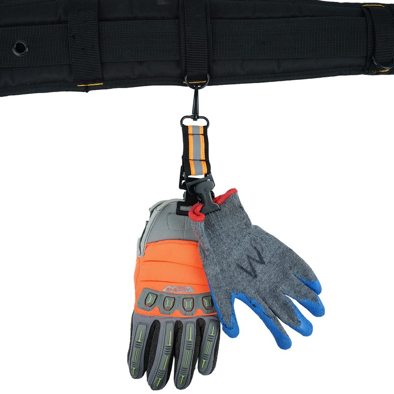 KUNN Work Glove Clips, Firefighter Glove Strap with 2 Heavy