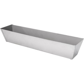 WAL-BOARD TOOLS Drywall Mud Pan, 18 Inch, Stainless, Made in the USA, 023-004