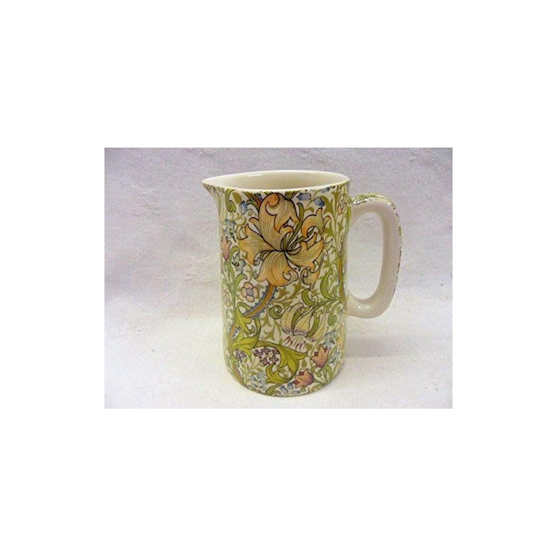William Morris Golden Lilly Half Pint jug Made by Heron