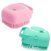 Silicone Pet Bath Brush & Shampoo Dispenser – Gentle Massage