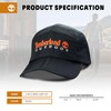 Timberland Split Brim Foldable Camp Hat, Adjustable 5 Panel Hat,
