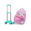 Pink Rolling Backpack with Wheels for Girls Rolling Backpack Cute