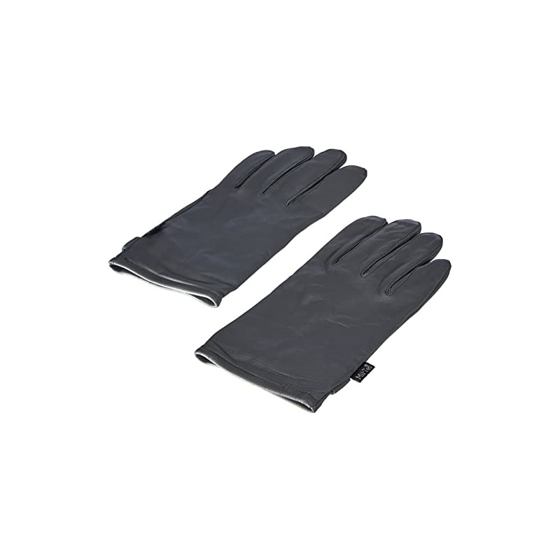 MIL-TEC BW Leather Gloves Lined, grey, 3xl