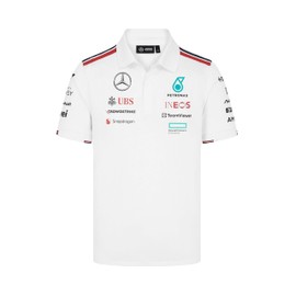 Mercedes AMG Petronas F1 Men's 2024 Team Polo - White - Size: XS