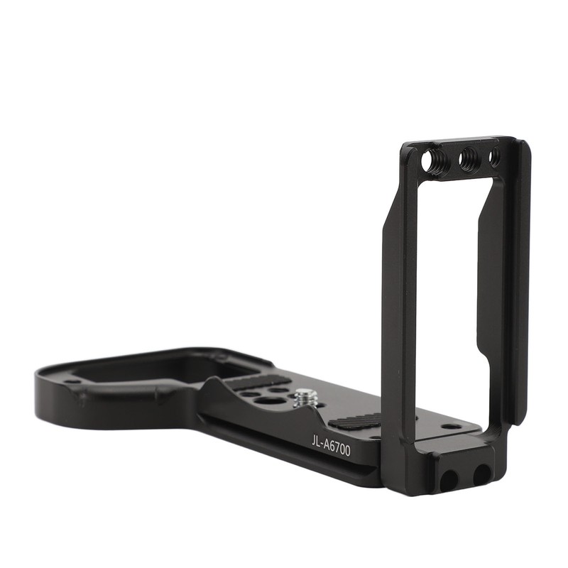 Aluminum Alloy Camera Grip L Bracket with 1/4in 3/8in for