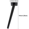 RealPlus 14 Inch Furniture Legs, Heavy Duty Metal Replacement Legs