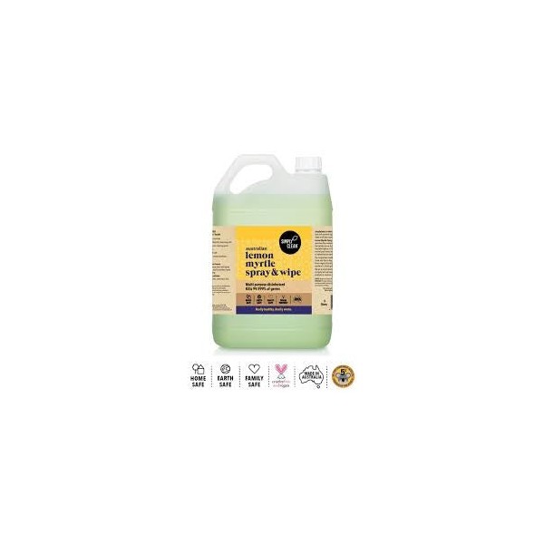 Simply Clean Lemon Myrtle Spray and Wipe 5L