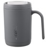 Mikinona Stainless Steel Insulated Travel Cup Leak Proof Portable Handle