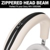 Silicone Headband Cover for Sony WH-1000XM6 - Sweatproof Zippered Head