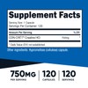 Nutricost Creatine HCl 120 Capsules - Made with CON-CRET Creatine,