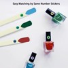 Pack of 100 Nail Display with Ring and 2 Number