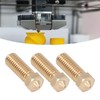 3Pcs Volcano Nozzle Kit Set Brass High Speed Print Head