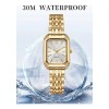 Reloj De Mujer Original Impermeable Moda Dorado