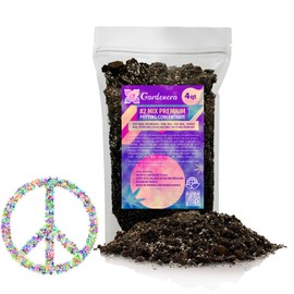 Gardenera Premium Organic Guerrila Growing Potting Soil Mix - Perfect Balance of Nutrients, Drainage, and Aeration for High-Yield and Blooming Outdoor - 4 QUARTS