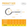 BOUMVID Pack of 10 Screw Hooks, Stainless Steel, Ceiling Hook,