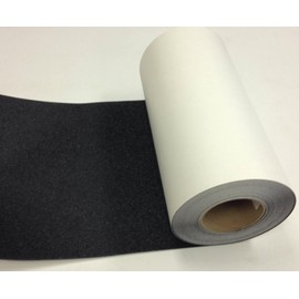 Safe Way Traction 12" Wide x 10 Foot Roll of Black Adhesive Coarse Textured Vinyl NO GRIT Anti Slip Non Skid Safety Tape Boats Jet Skis Surf Boards 4200-12-10