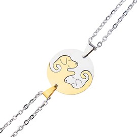 Dog Lover Gifts for Men Women Boyfriend Girlfriend Husband Wife Couples Matching Necklace Set for Men Women Valentine Gifts for Him Her Girlfriend Boyfriend Wife Husband Birthday Gift Ideas