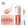 Hydrating Lip Glow Oil, Moisturizing Plumper Lip Gloss, Transparent Plumping