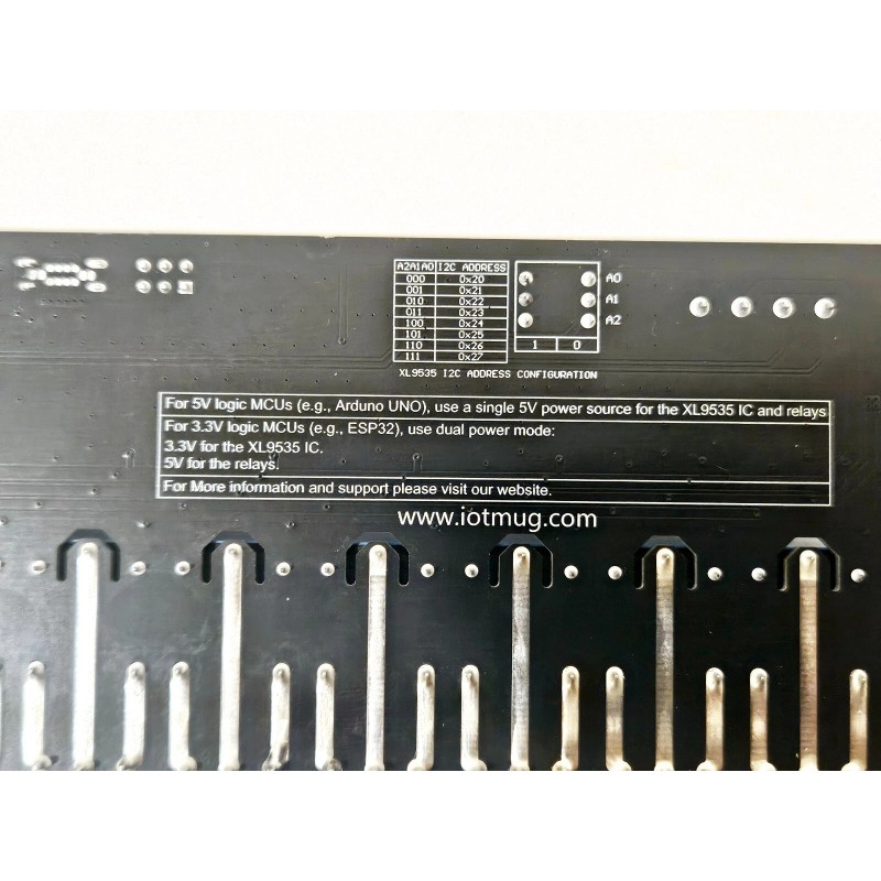 iotmug 8 Channel I2C Relay Module Arduino Raspberry 3.3V 5.0V