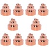 10PCS 220818 Plasma Cutter Shield for 45XP/65/85/105, Copper Alloy Torch