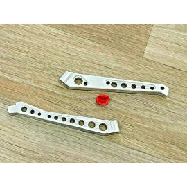 G-MZ T6 ALUMINUM FRONT & REAR CHASSIS BRACES 1/7 ARRMA Typhon